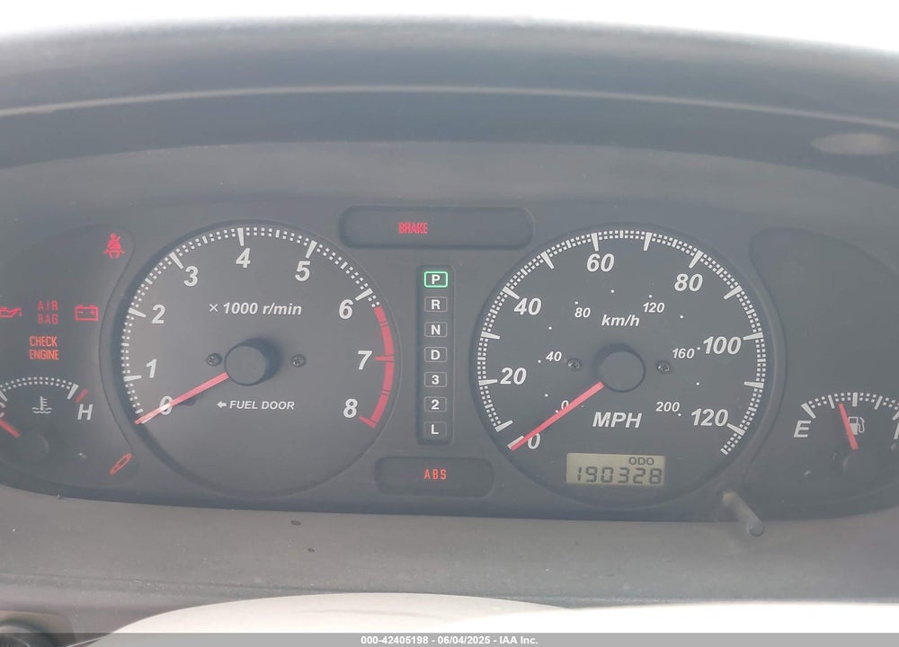 2000 ISUZU RODEO LS/LSE/S VIN: 4S2DM58W3Y4328503