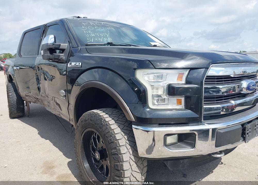 2015 FORD F-150 KING RANCH VIN: 1FTEW1EG1FFB69319