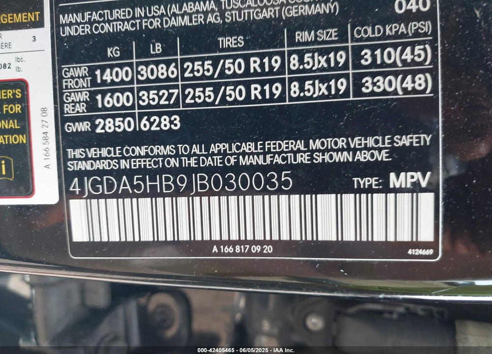 2018 MERCEDES-BENZ GLE 350 VIN: 4JGDA5HB9JB030035