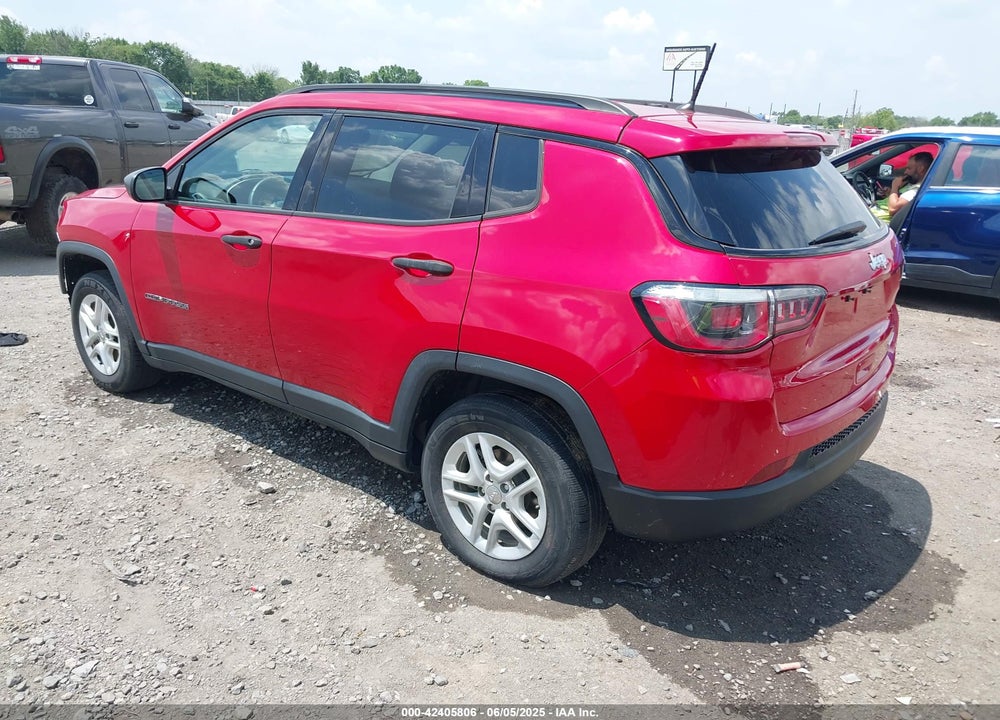 2018 JEEP COMPASS SPORT FWD VIN: 3C4NJCAB6JT487634