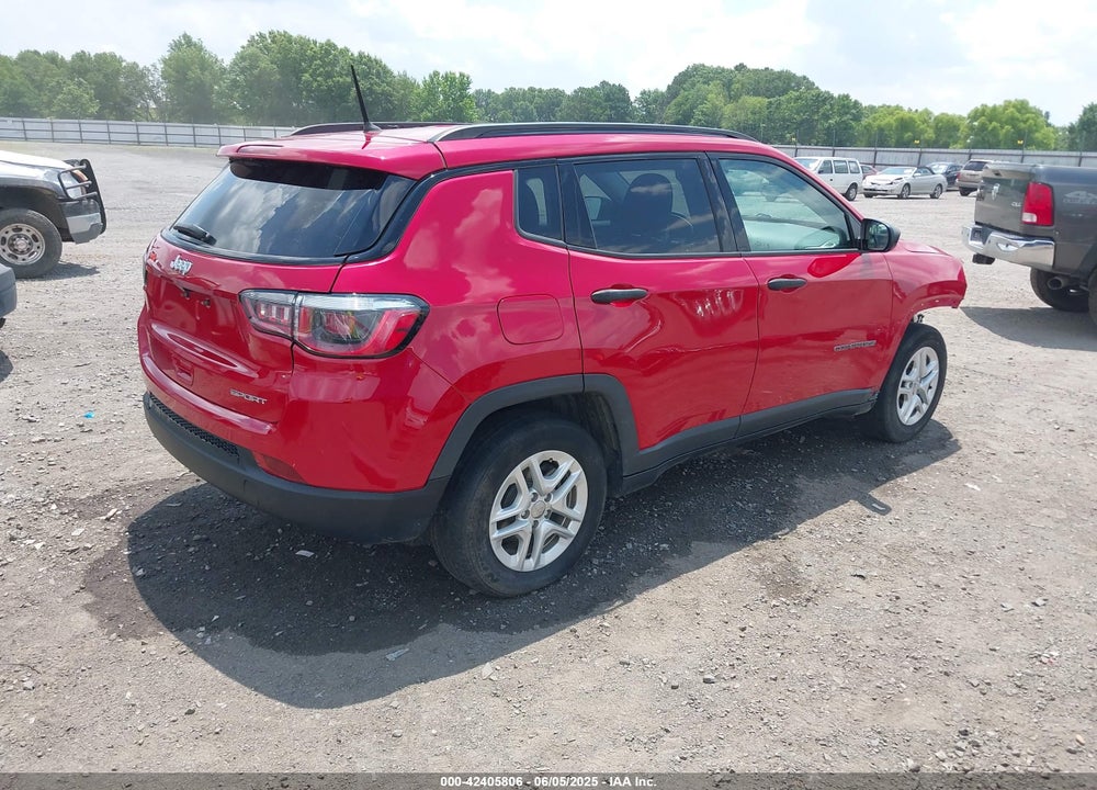 2018 JEEP COMPASS SPORT FWD VIN: 3C4NJCAB6JT487634