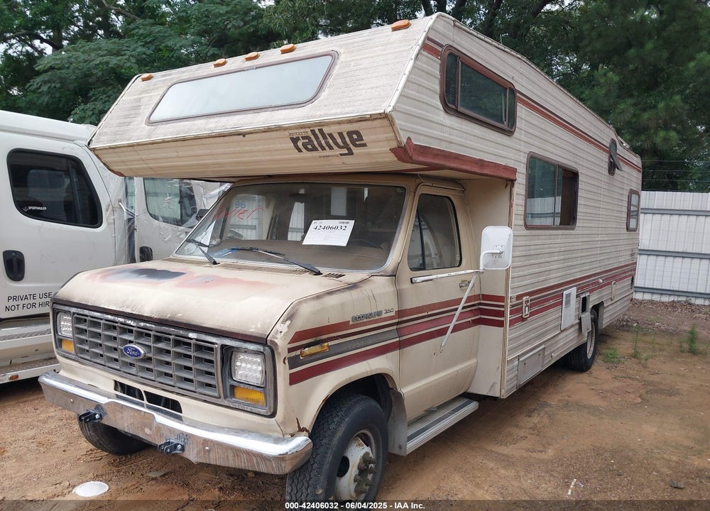1987 FORD ECONOLINE E350 CUTAWAY VAN VIN: 1FDKE30L9HHC20879