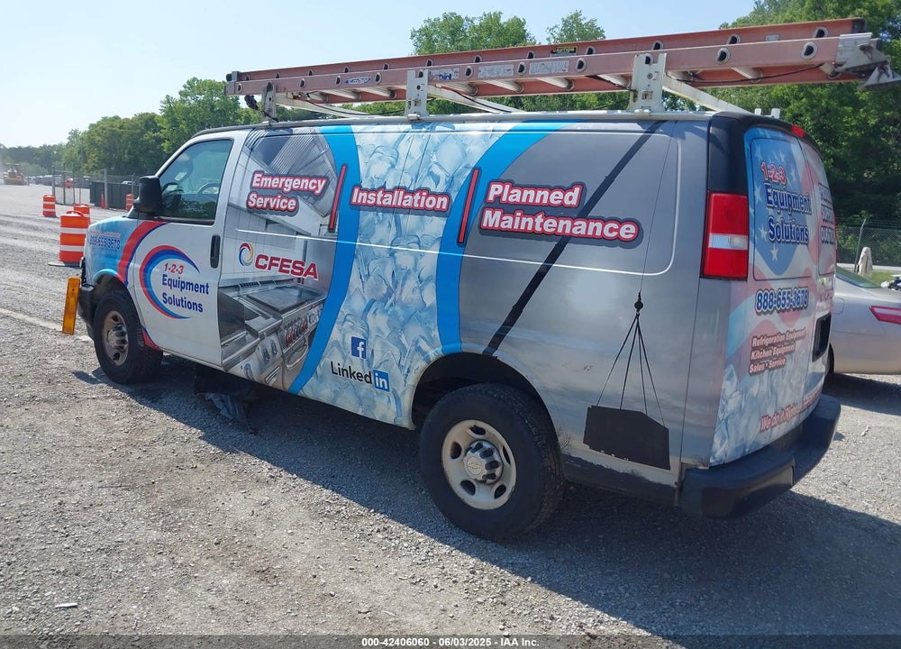 2020 CHEVROLET EXPRESS CARGO RWD 3500 REGULAR WHEELBASE WT VIN: 1GCZGGFG4L1199102