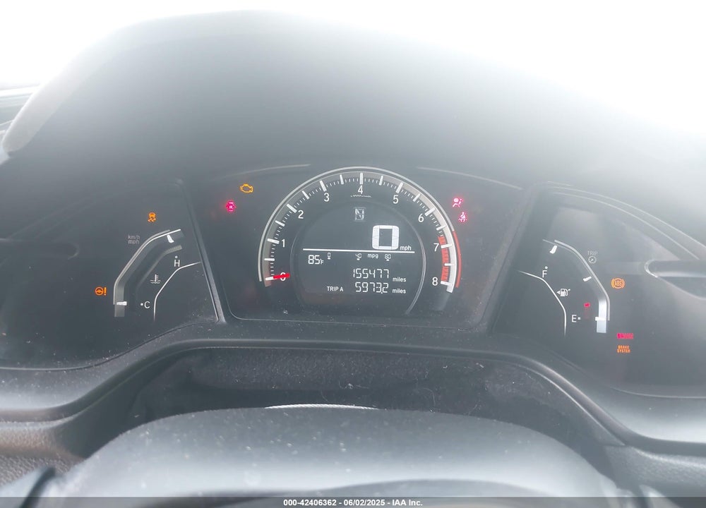 2017 HONDA CIVIC VIN: 19XFC2F54HE065730