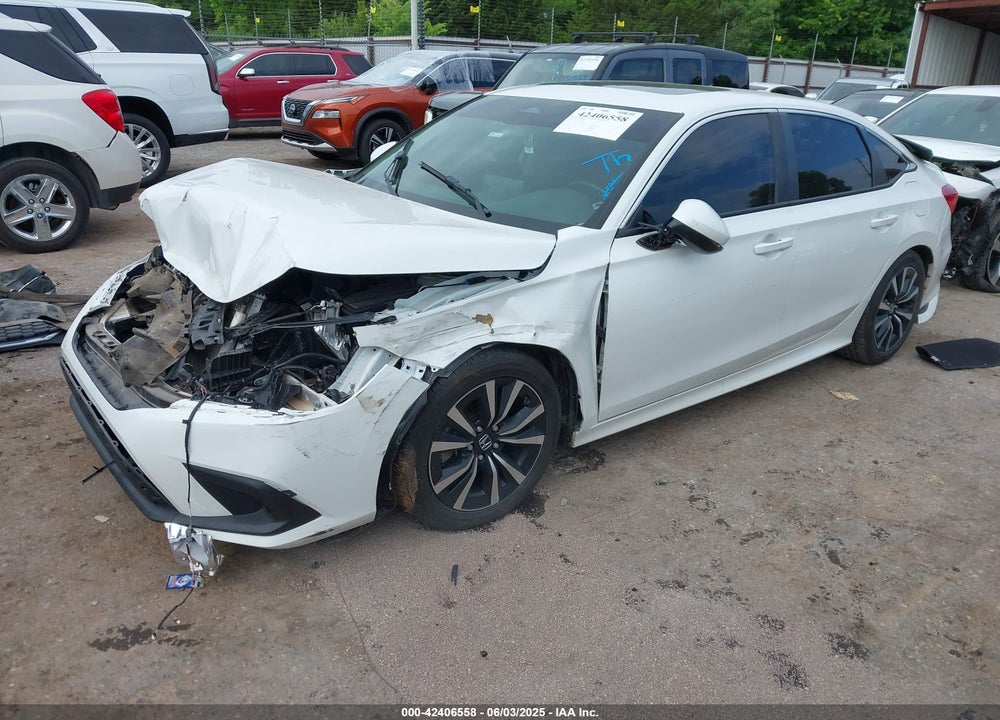 2022 HONDA CIVIC VIN: 2HGFE1F78NH318040