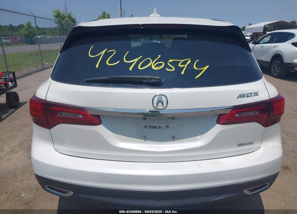2015 ACURA MDX VIN: 5FRYD4H28FB016816