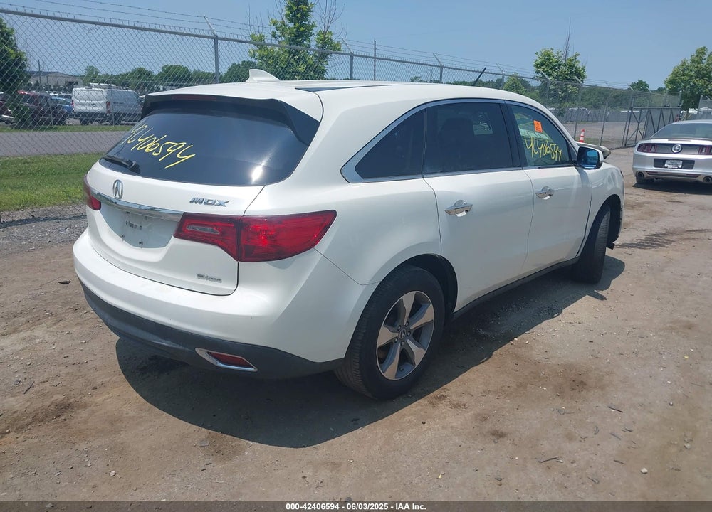 2015 ACURA MDX VIN: 5FRYD4H28FB016816
