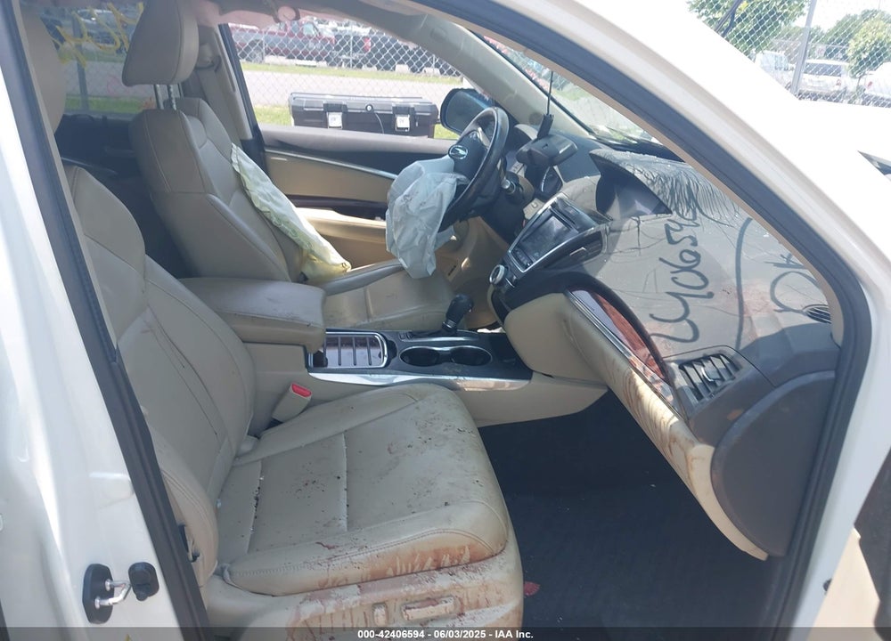2015 ACURA MDX VIN: 5FRYD4H28FB016816