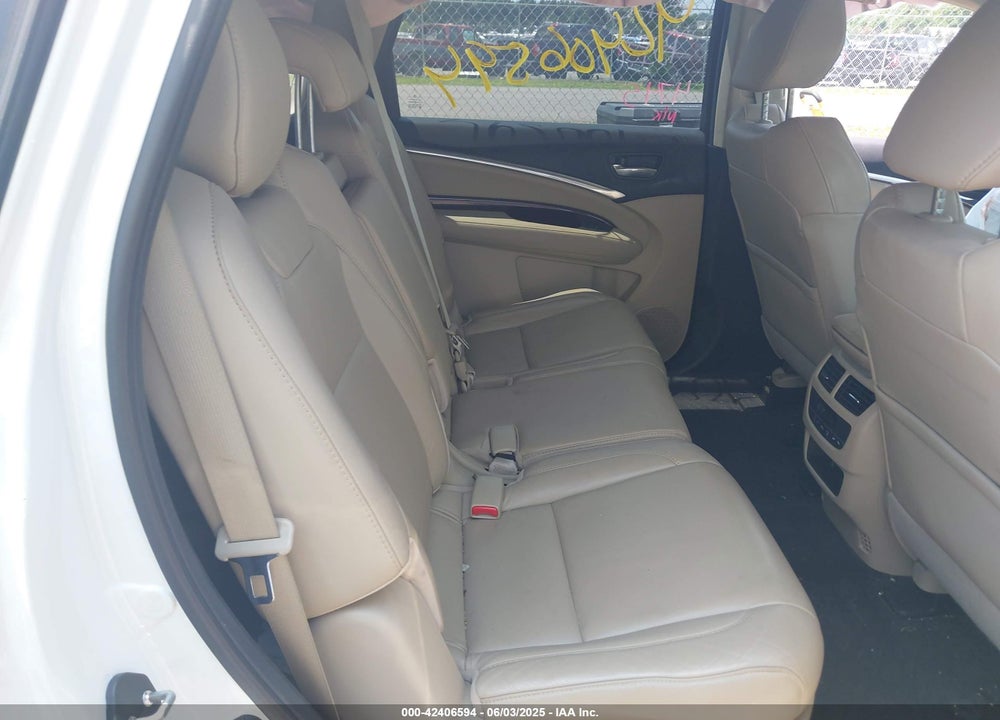 2015 ACURA MDX VIN: 5FRYD4H28FB016816