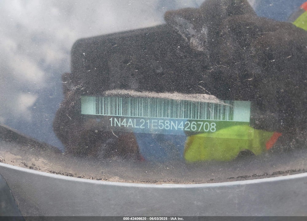 2008 NISSAN ALTIMA 2.5 S VIN: 1N4AL21E58N426708