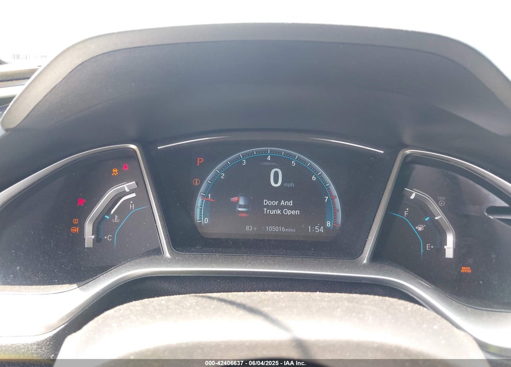 2016 HONDA CIVIC VIN: 19XFC2F76GE009286