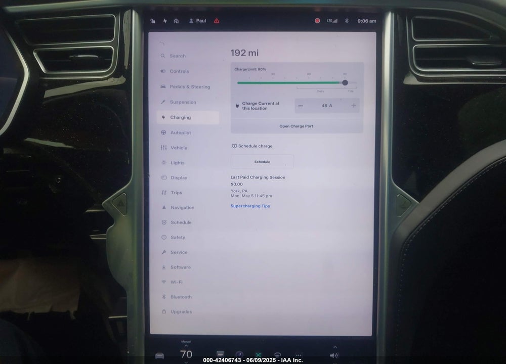 2018 TESLA MODEL S 100D/75D/P100D VIN: 5YJSA1E27JF247637