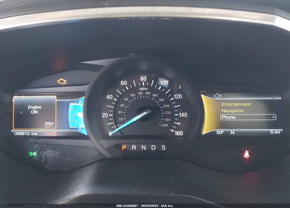 2017 FORD EDGE VIN: 2FMPK4K89HBB18587