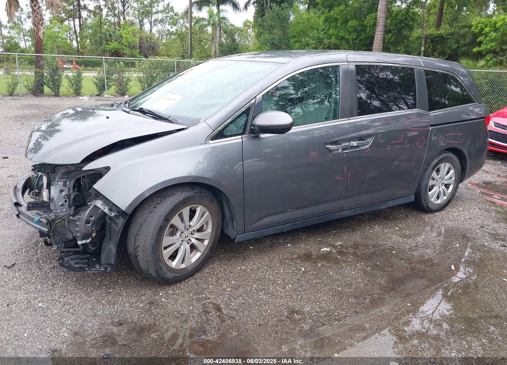 2016 HONDA ODYSSEY SE VIN: 5FNRL5H33GB158645