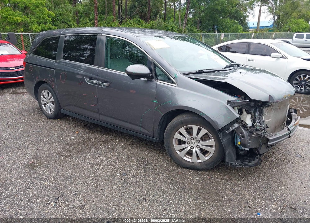 2016 HONDA ODYSSEY SE VIN: 5FNRL5H33GB158645