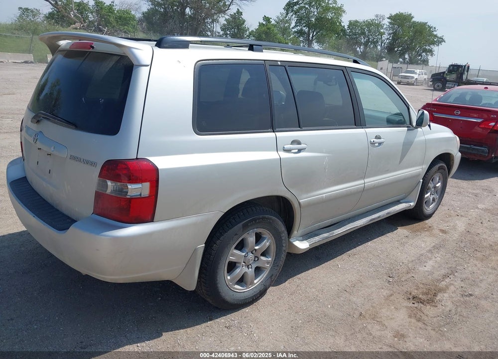 2005 TOYOTA HIGHLANDER V6 VIN: JTEEP21A650078502