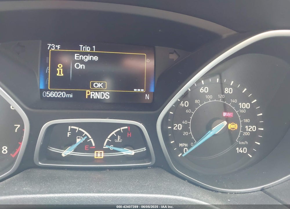 2017 FORD FOCUS SEL VIN: 1FADP3M28HL252041