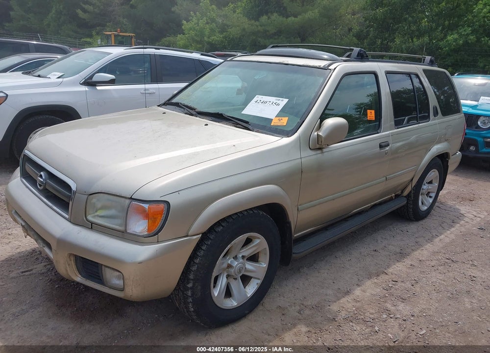2002 NISSAN PATHFINDER LE VIN: JN8DR09Y42W731048