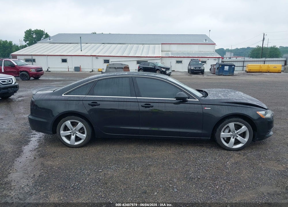 2012 AUDI A6 VIN: WAUGGAFC2CN126317