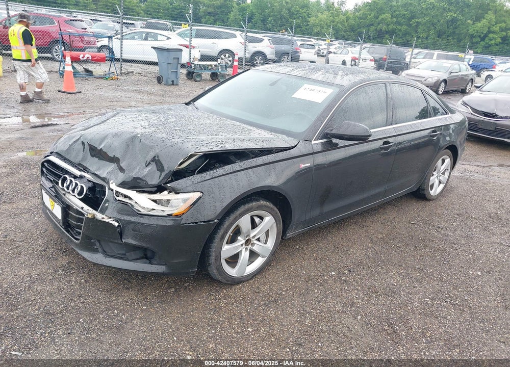 2012 AUDI A6 VIN: WAUGGAFC2CN126317
