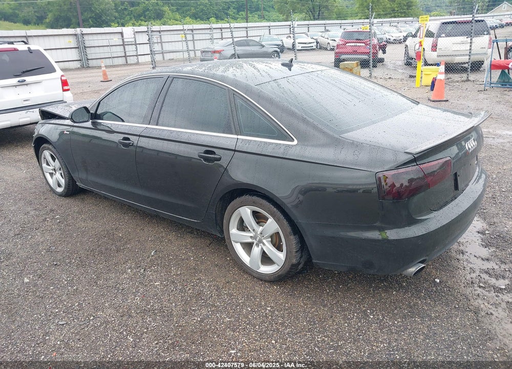 2012 AUDI A6 VIN: WAUGGAFC2CN126317