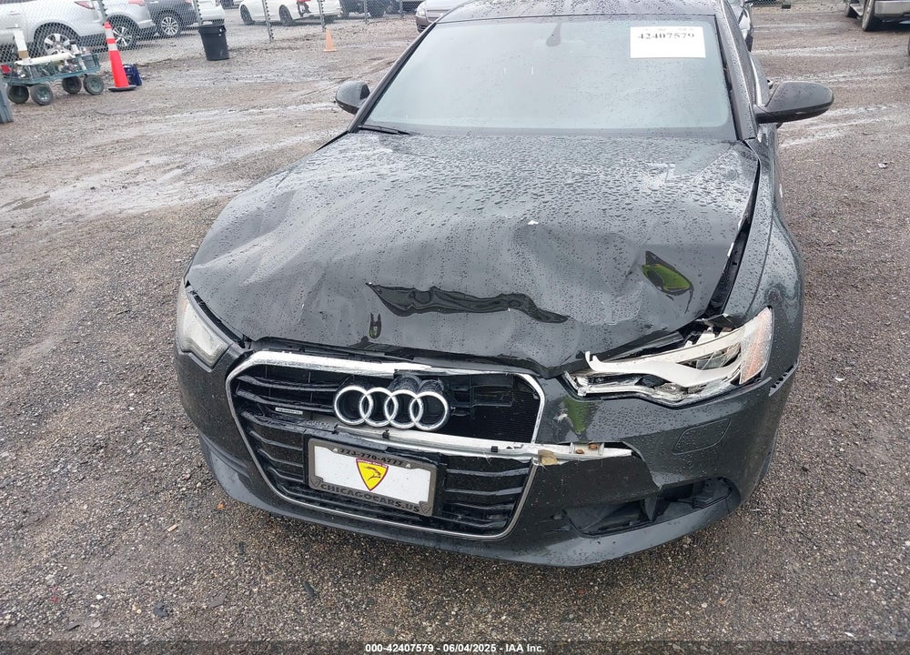 2012 AUDI A6 VIN: WAUGGAFC2CN126317
