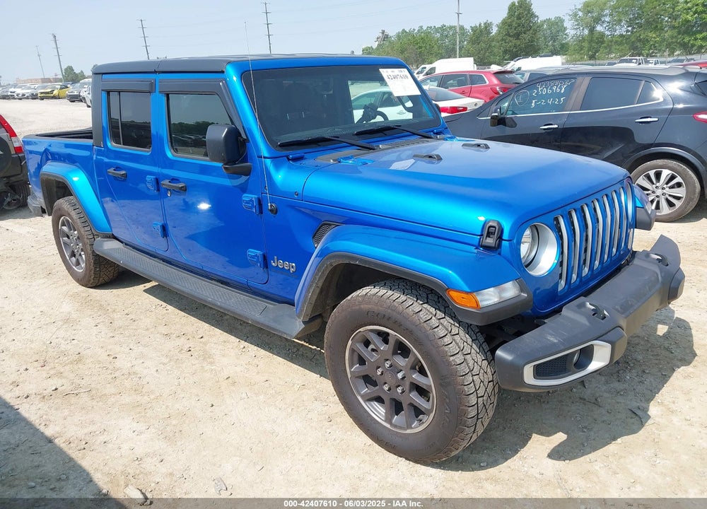 2021 JEEP GLADIATOR OVERLAND 4X4 VIN: 1C6HJTFG2ML617322