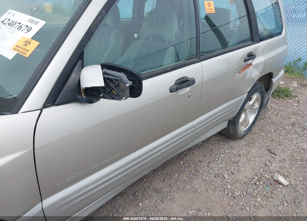 2001 SUBARU FORESTER S VIN: JF1SF65621G763224