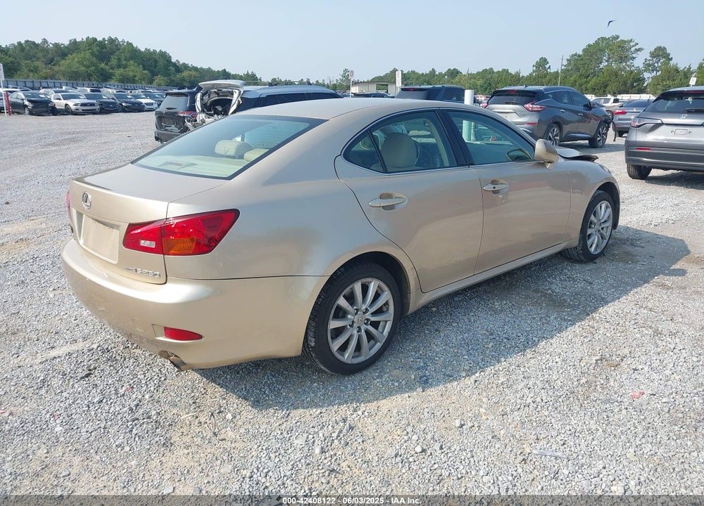 2006 LEXUS IS 250 VIN: JTHCK262765006819