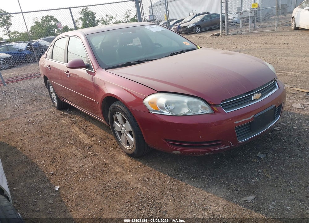 2008 CHEVROLET IMPALA LT VIN: 2G1WT58K889256207