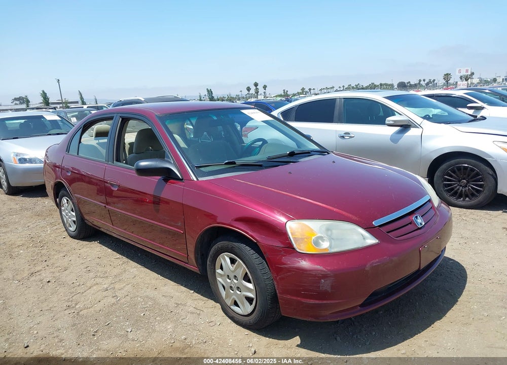 2003 HONDA CIVIC LX VIN: 2HGES165X3H503237