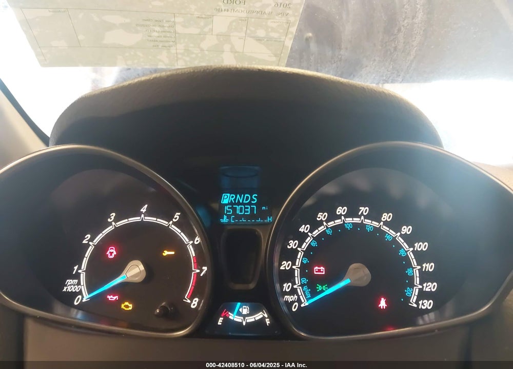 2016 FORD FIESTA VIN: 3FADP4BJ3GM144410