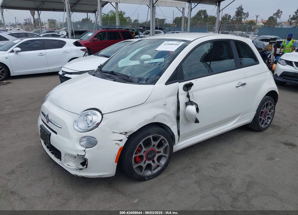 2013 FIAT 500 VIN: 3C3CFFBR4DT536389