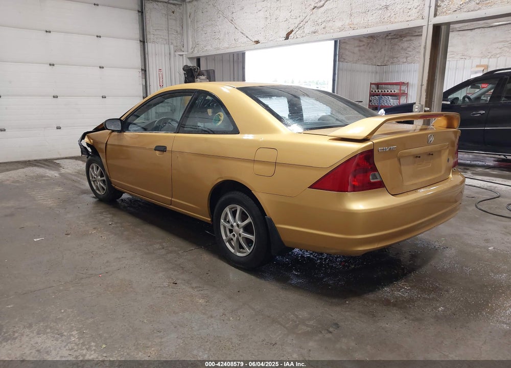 2001 HONDA CIVIC LX VIN: 1HGEM21511L009629