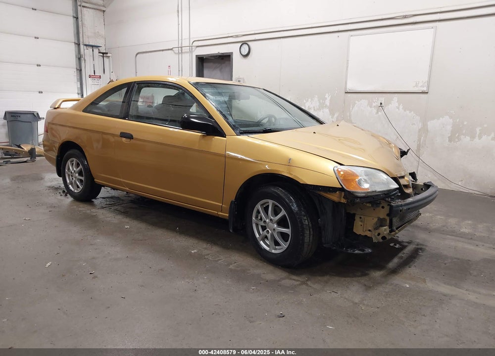 2001 HONDA CIVIC LX VIN: 1HGEM21511L009629