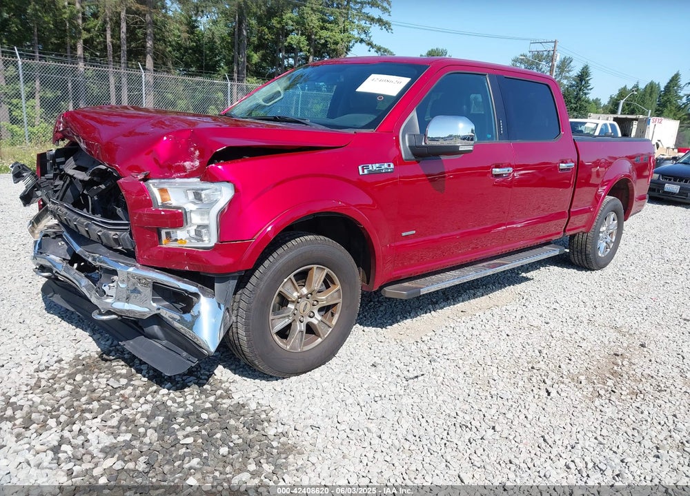 2016 FORD F-150 LARIAT VIN: 1FTFW1EG5GFC47655