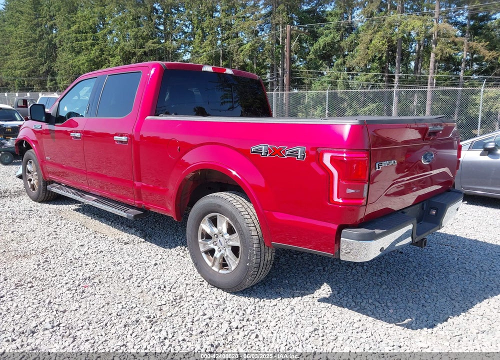 2016 FORD F-150 LARIAT VIN: 1FTFW1EG5GFC47655