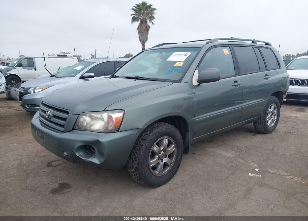 2005 TOYOTA HIGHLANDER V6 VIN: JTEGP21A750072541