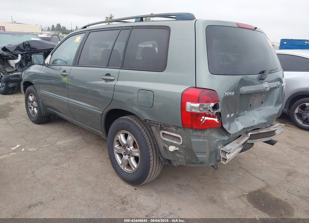 2005 TOYOTA HIGHLANDER V6 VIN: JTEGP21A750072541