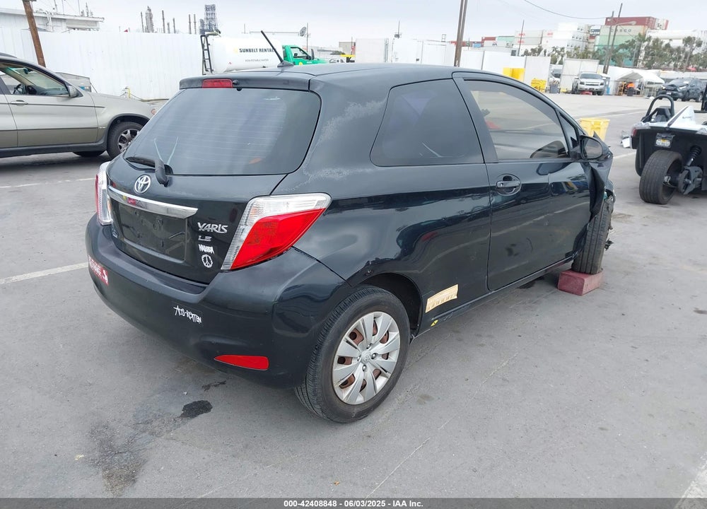 2012 TOYOTA YARIS LE VIN: JTDJTUD38CD501660