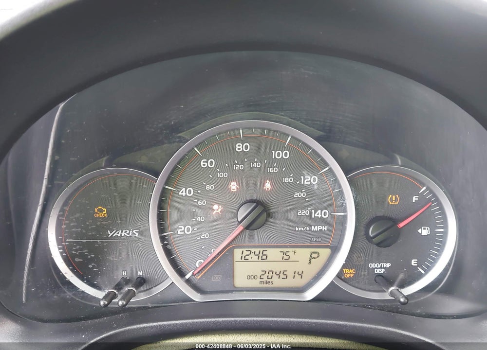 2012 TOYOTA YARIS LE VIN: JTDJTUD38CD501660