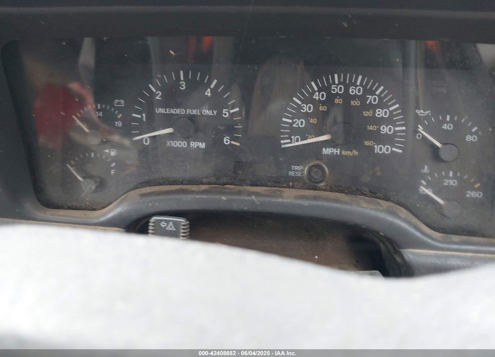 1998 JEEP CHEROKEE RHD RURAL LETTER CARRIER VIN: 1J4FB28S7WL209453