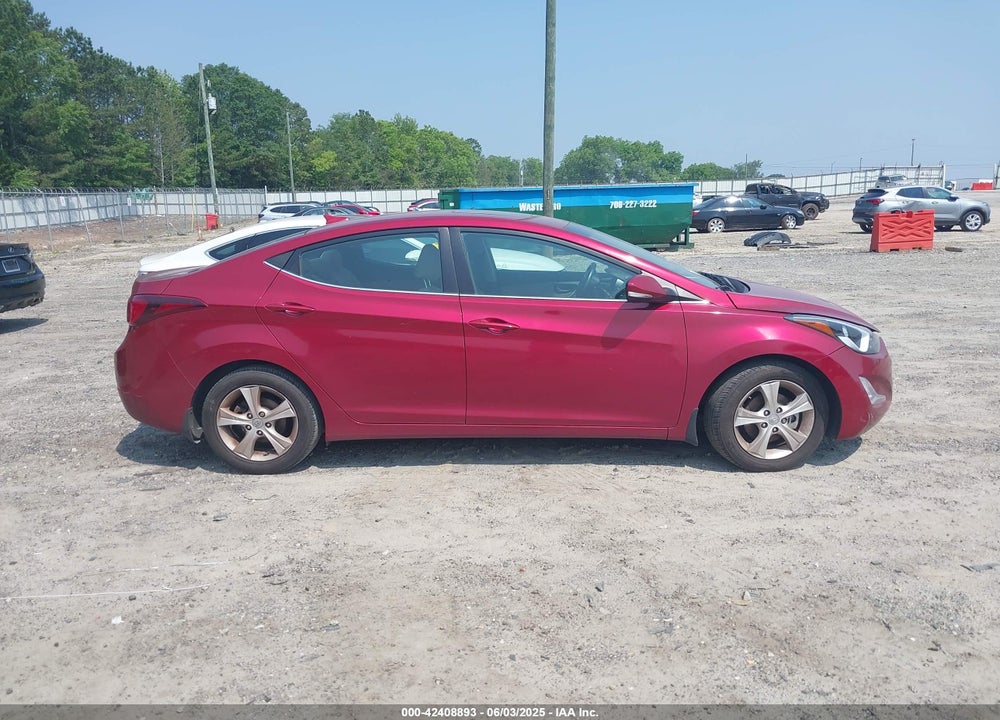 2016 HYUNDAI ELANTRA VIN: 5NPDH4AE2GH732722