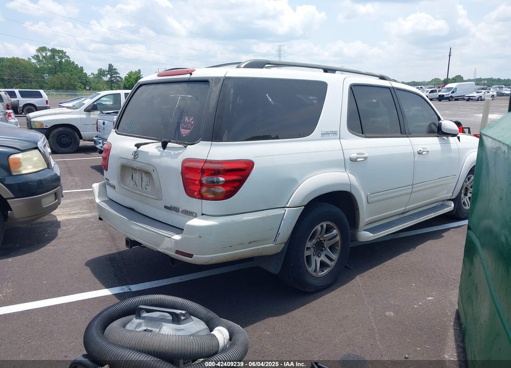 2004 TOYOTA SEQUOIA LIMITED V8 VIN: 5TDBT48A84S219005