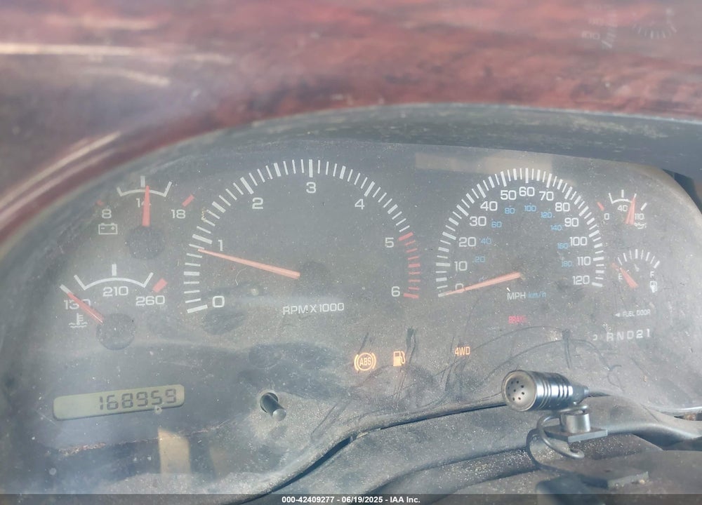 1998 DODGE RAM 1500 ST VIN: 1B7HF16ZXWS574406