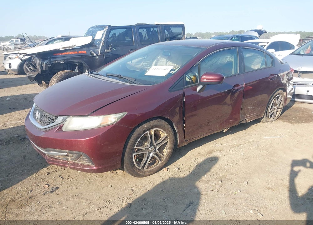 2014 HONDA CIVIC VIN: 19XFB2F58EE224070