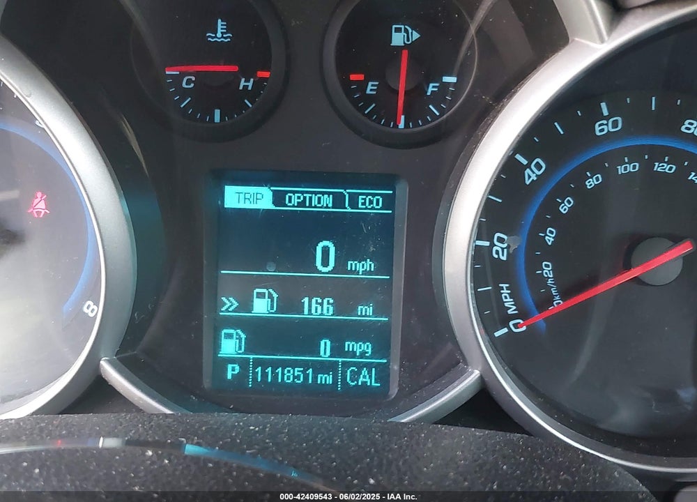 2014 CHEVROLET CRUZE ECO AUTO VIN: 1G1PH5SB5E7375134
