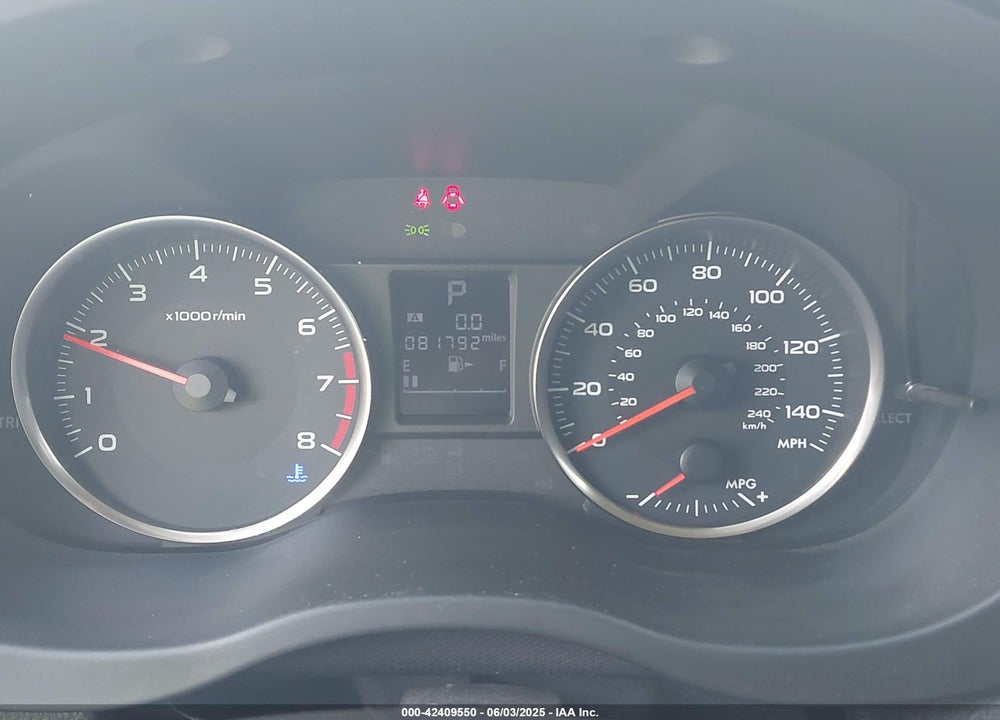 2016 SUBARU IMPREZA VIN: JF1GPAB62G8254294
