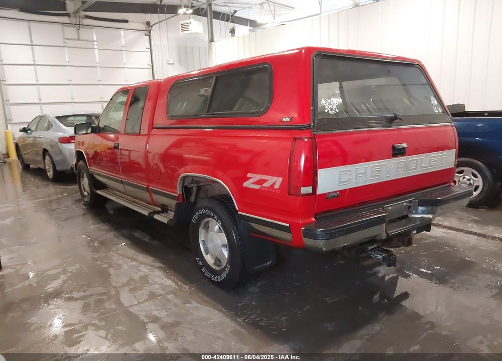 1997 CHEVROLET K1500 FLEETSIDE VIN: 2GCEK19R7V1283970
