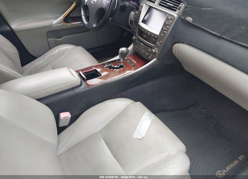 2006 LEXUS IS 250 VIN: JTHBK262165010988